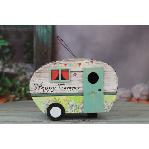 Fa madáretető 27 cm "lakókocsi" 3 féle választható kivitelben