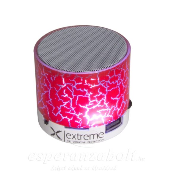 Esperanza Extreme Flash Bluetooth Hangszóró Fm rádióval piros