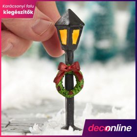 Karácsonyi falu figurák és kellékek