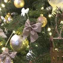 Karácsonyi glitteres kellékek