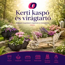 Kerti kaspó és virágtartó