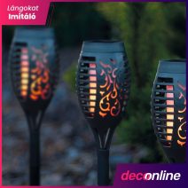 Lángokat imitáló szolár lámpa
