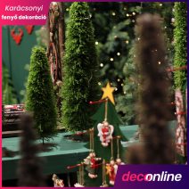 Karácsonyi fenyő dekoráció