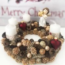 Kész adventi koszorú