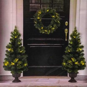 Karácsonyi dísz ajtóra