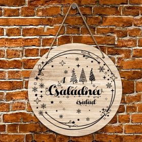 Egyedi karácsonyi ajtódíszek és táblák