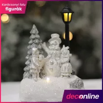 Karácsonyi falu figura