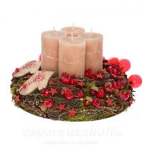 Adventi koszorú díszek