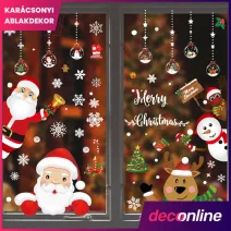 Karácsonyi ablakdekoráció