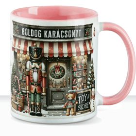 Egyedi mintás karácsonyi bögre