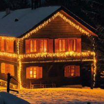 Sorolható karácsonyi fényfüzér rendszer 1200 LED-ig