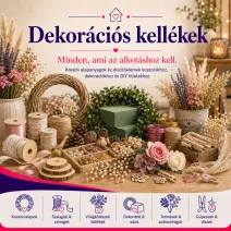 Karácsonyi dekorációs kellékek