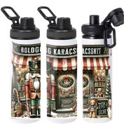   XL Karácsonyi  mintás Kulacs 850 ml "Diótörős - Boldog Karácsonyt" HD