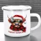 Karácsonyi bögre "Marhajó karácsonyt" 360 ml zománcozott fém Full HD