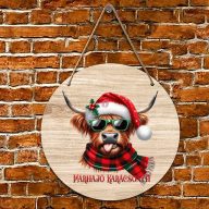 XL Karácsonyi fa tábla "Marhajó karácsonyt" ajtódísz többféle méretben   XL Karácsonyi fa tábla "Marhajó karácsonyt" ajtódísz többféle méretben