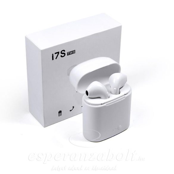 I7S TWS Bluetooth Headset 1pár + Töltőállomás fülhallgató