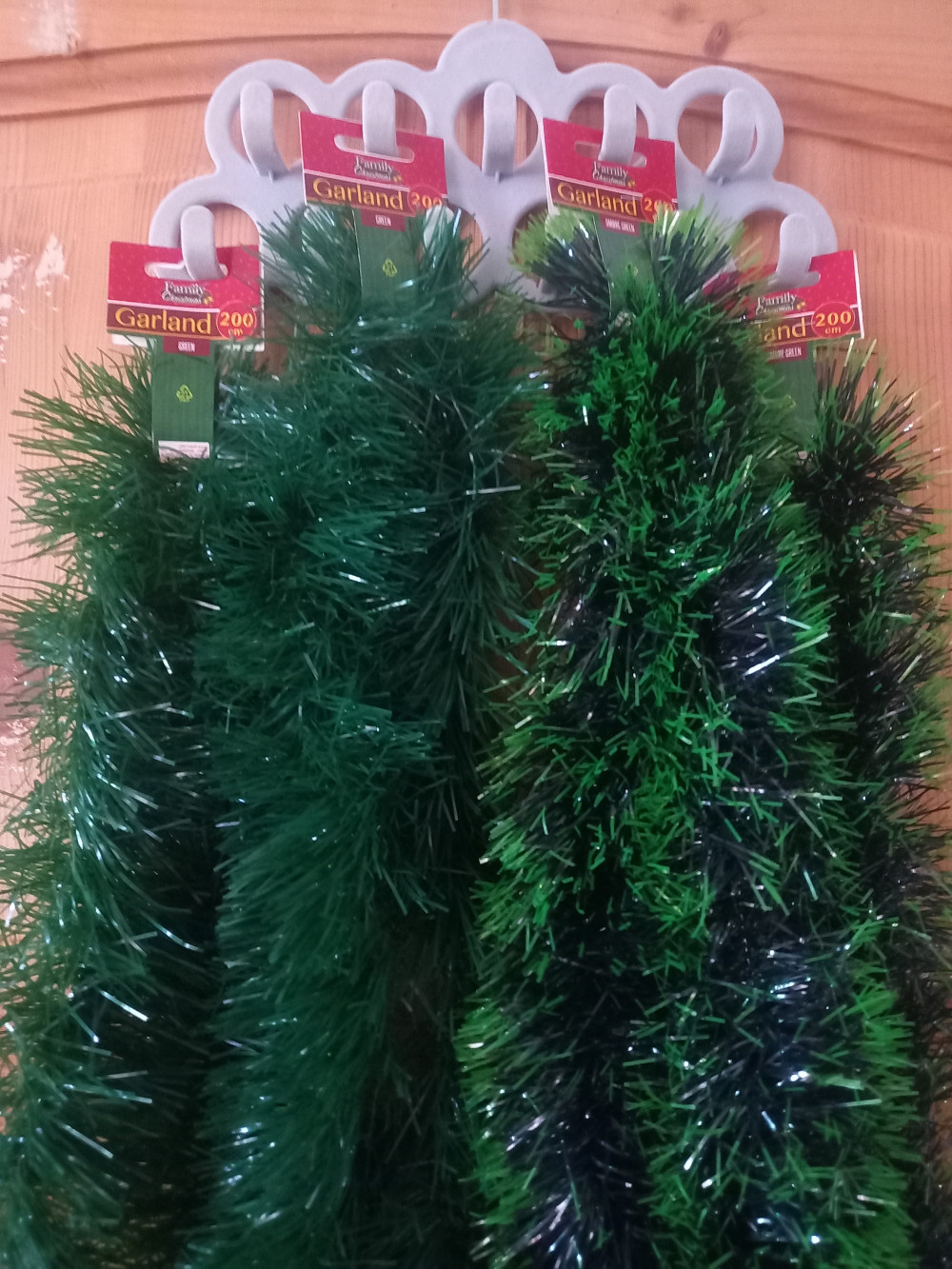 Fenyő girland ombre zöld 200cm